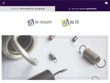 Tablet Screenshot of le-ressort.fr